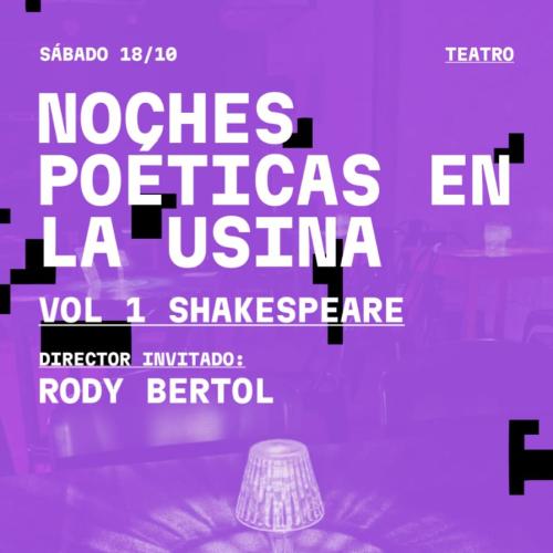 Noches Poéticas en La Usina: Vol 1 . William Shakespeare