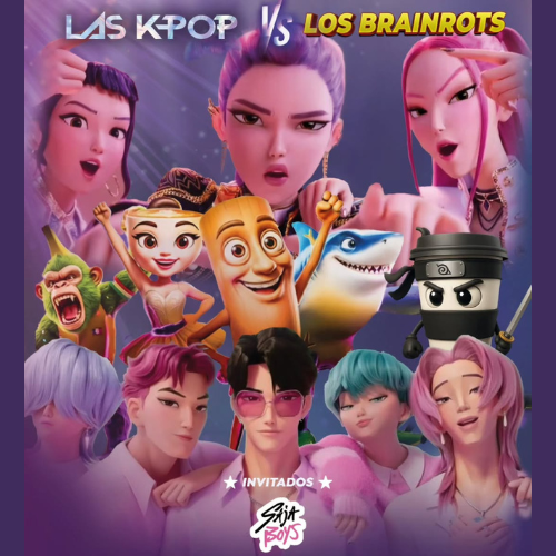 Las K-Pop vs Los Brainrots – La Batalla Viral