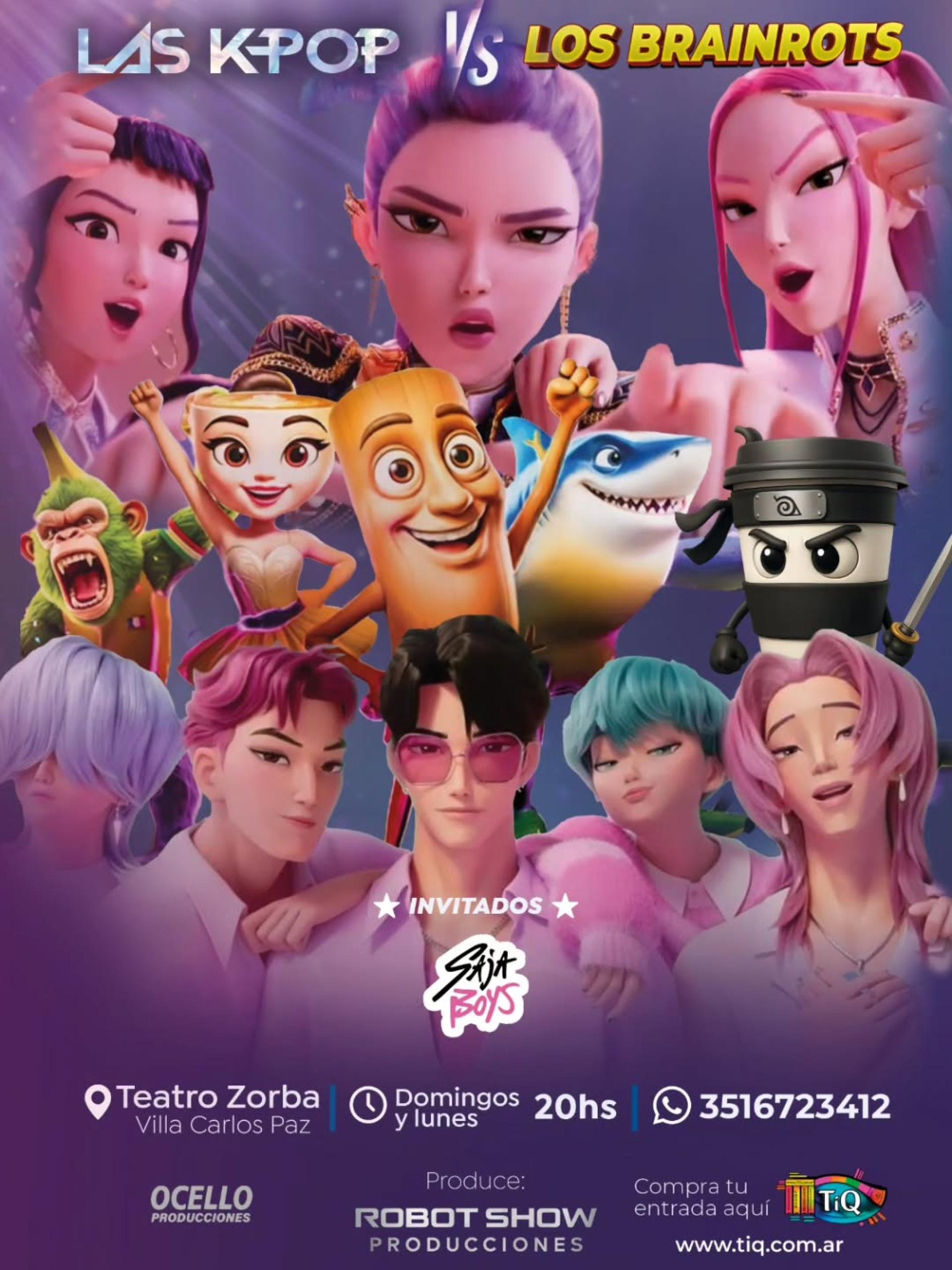 Las K-Pop vs Los Brainrots – La Batalla Viral