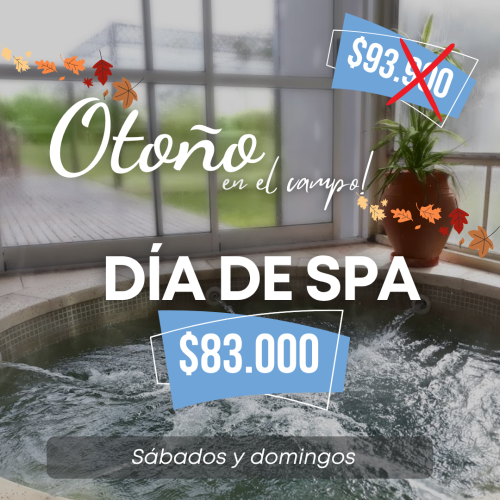 Domingo 21 de Junio del 2026 | DÍA DE SPA | ¡Reservá sólo con el 50% de seña!