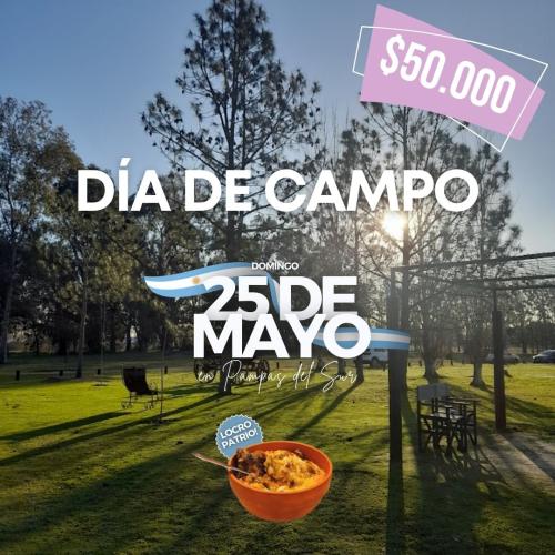 Domingo 25 de mayo | DÍA DE CAMPO | ¡Reservá sólo con el 20% de seña!