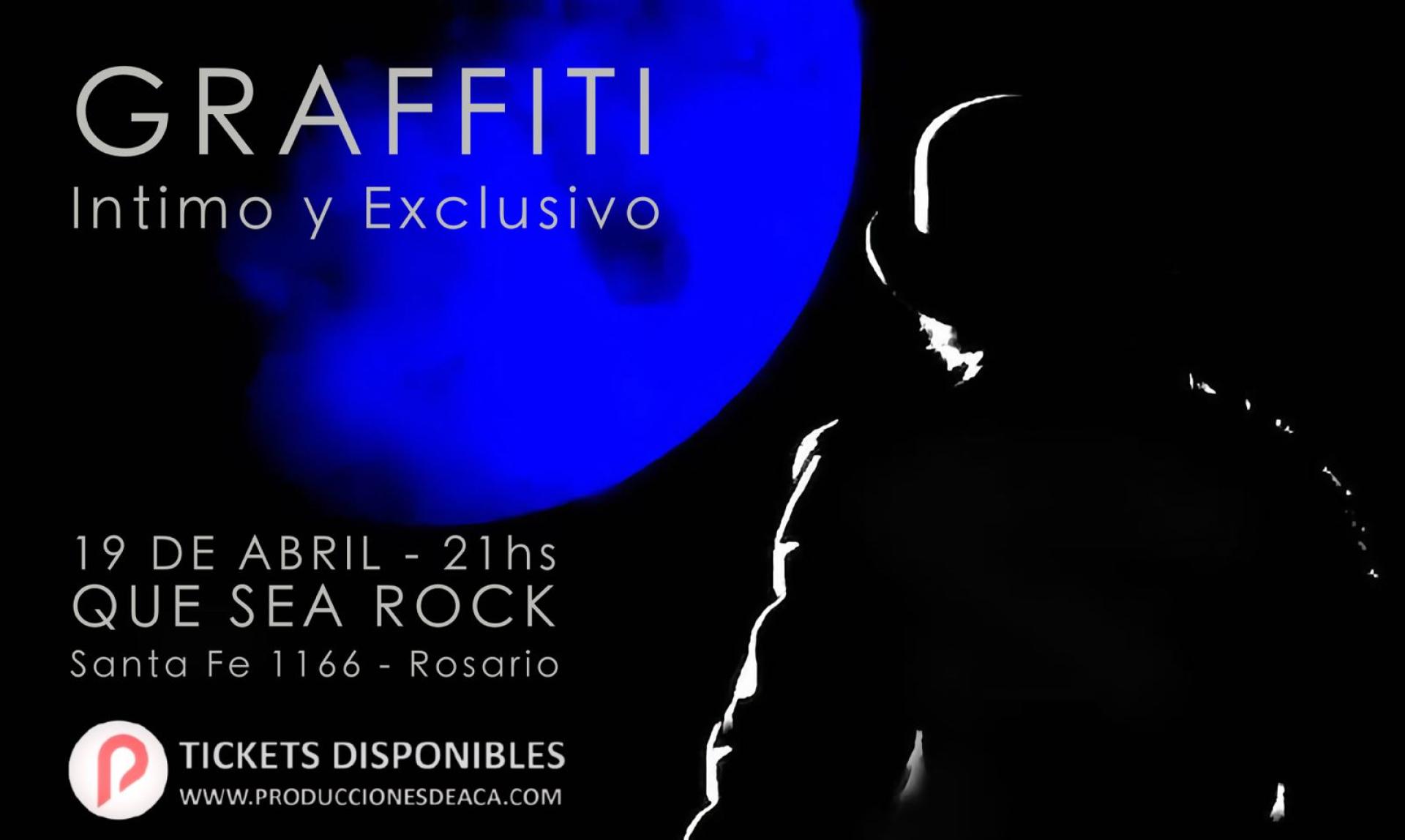 Graffiti -  Intimo y Exclusivo (Nueva Fecha)