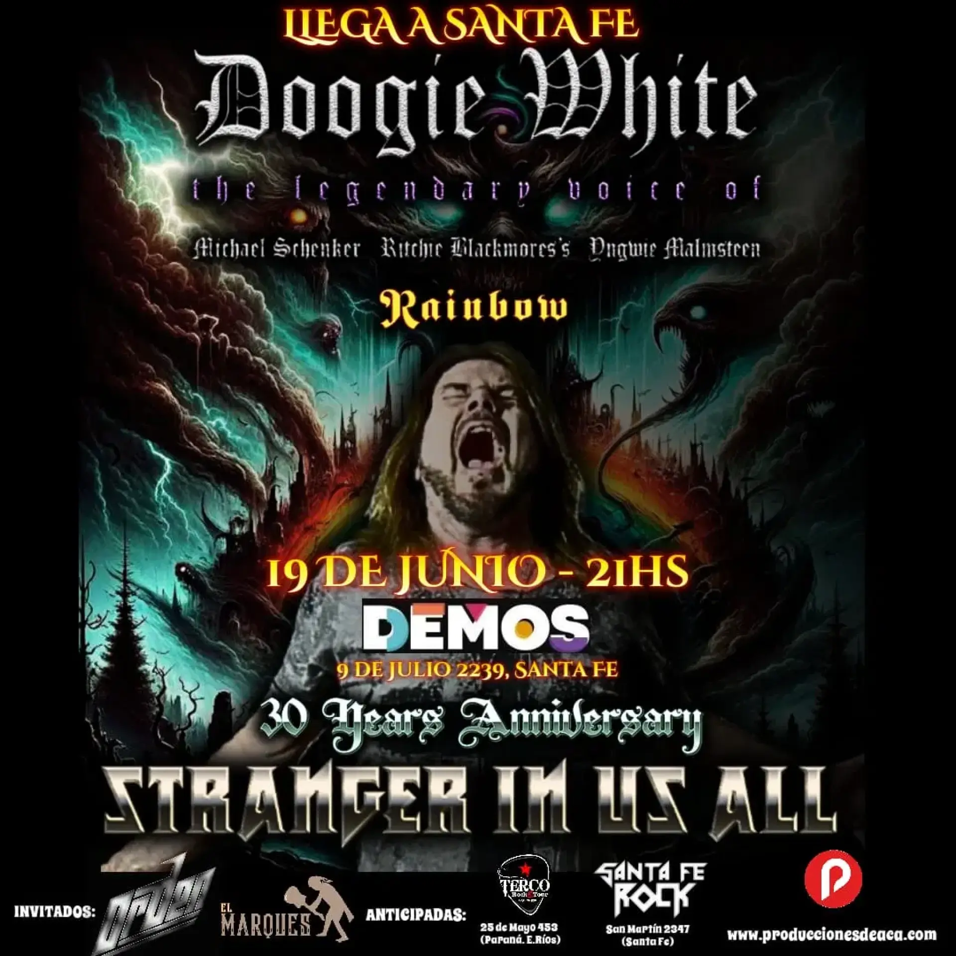 Doogie White en Santa Fe (Fecha a reprogramar)