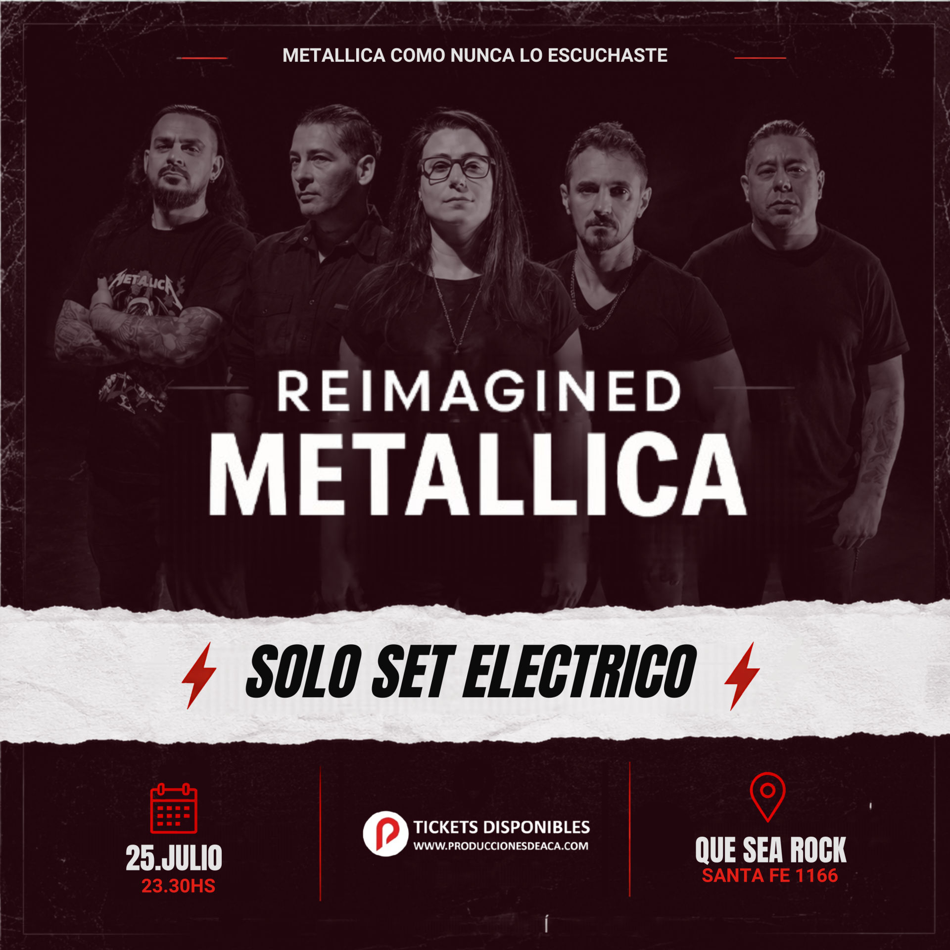 Reimagined Metallica - Set Electrico