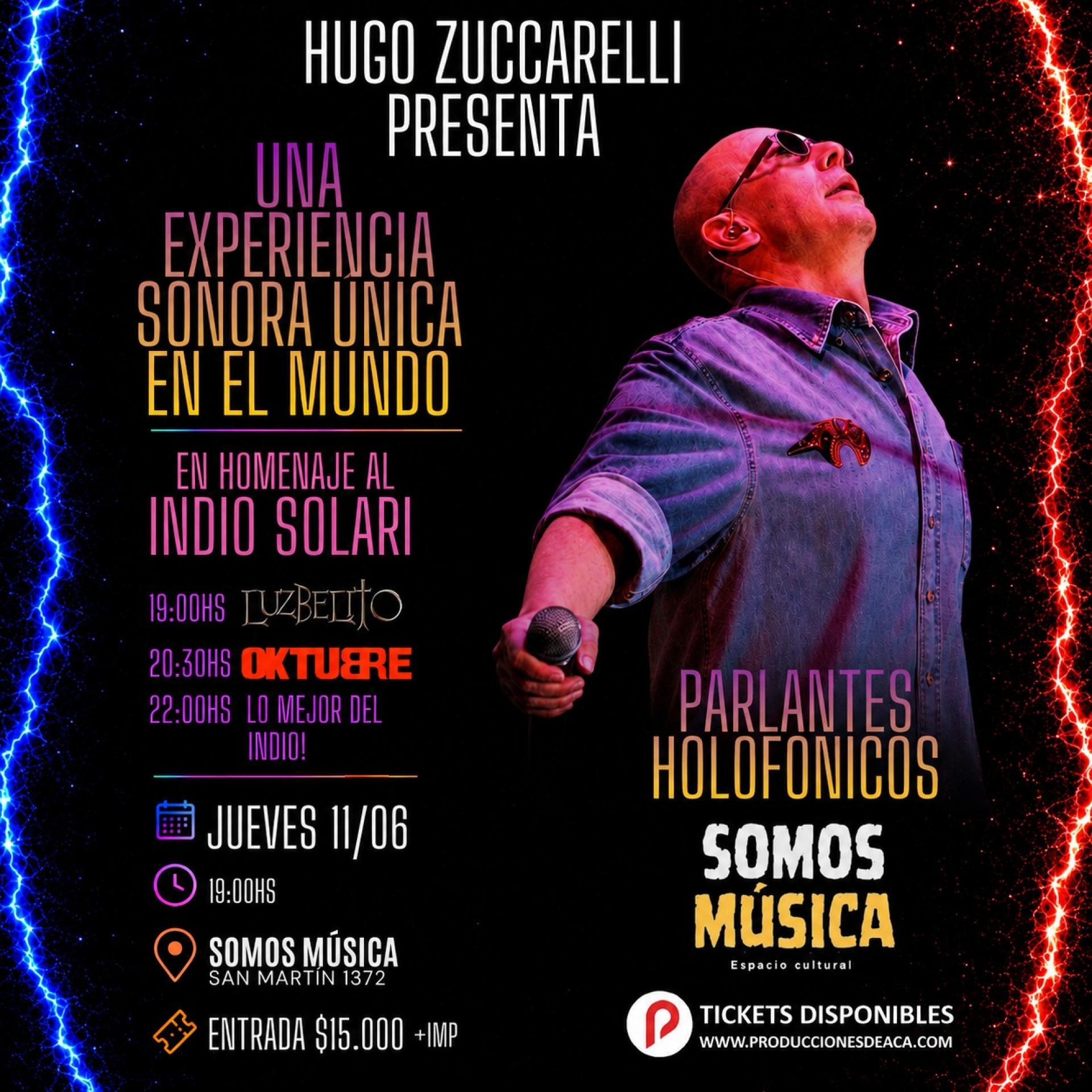 Parlantes holófonicos - Música en Total Oscuridad Especial Indio Solari