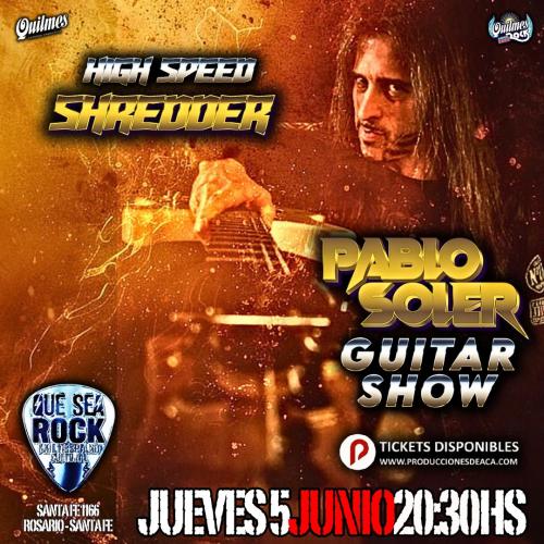 Pablo Soler vuelve a Rosario!