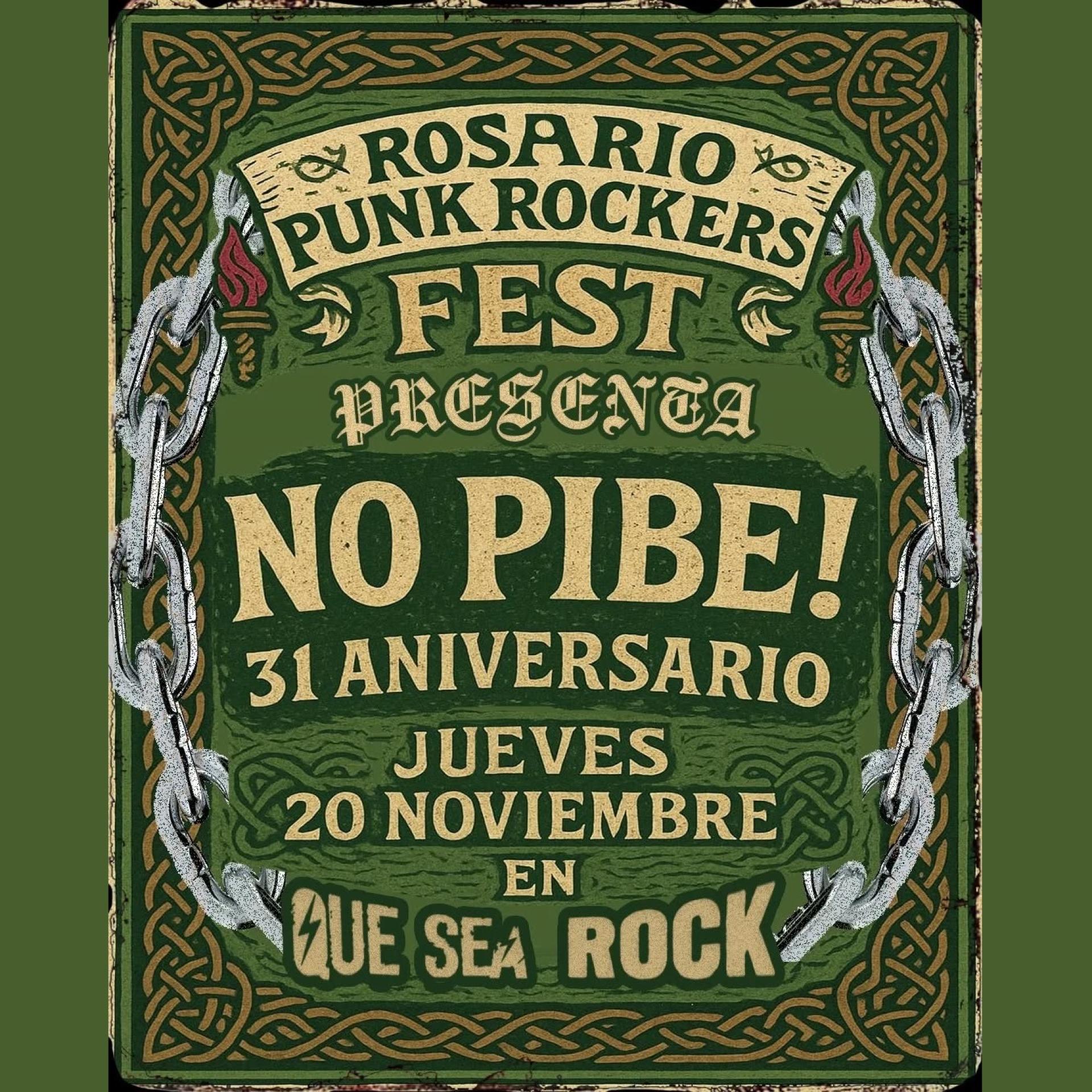 No Pibe! - 31 aniversario