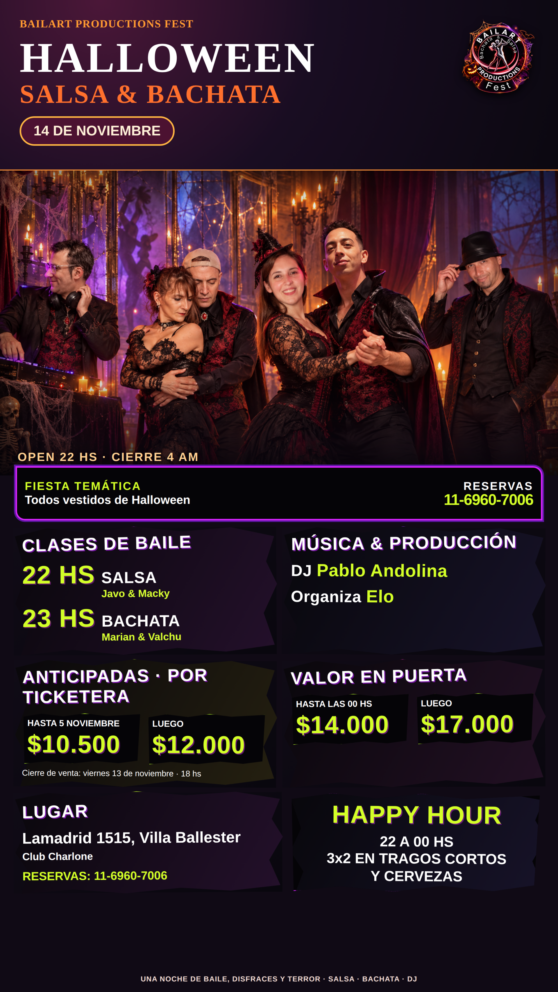 Bailart Productions Fest Halloween 