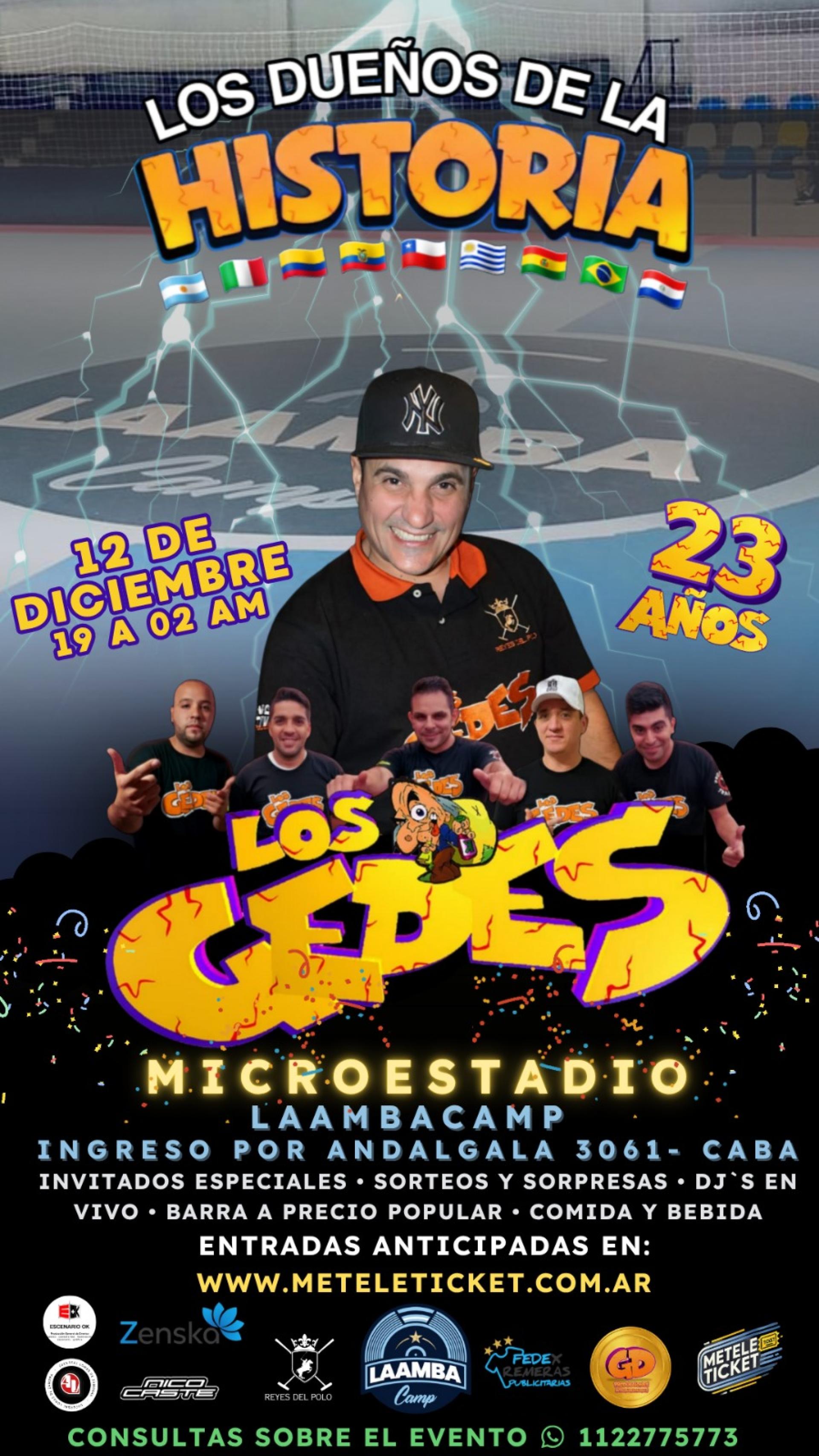 LOS GEDES en MICROESTADIO