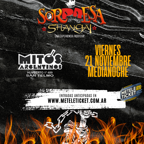 SORPRESA SHANGAI - TRIBUTO RICOTERO