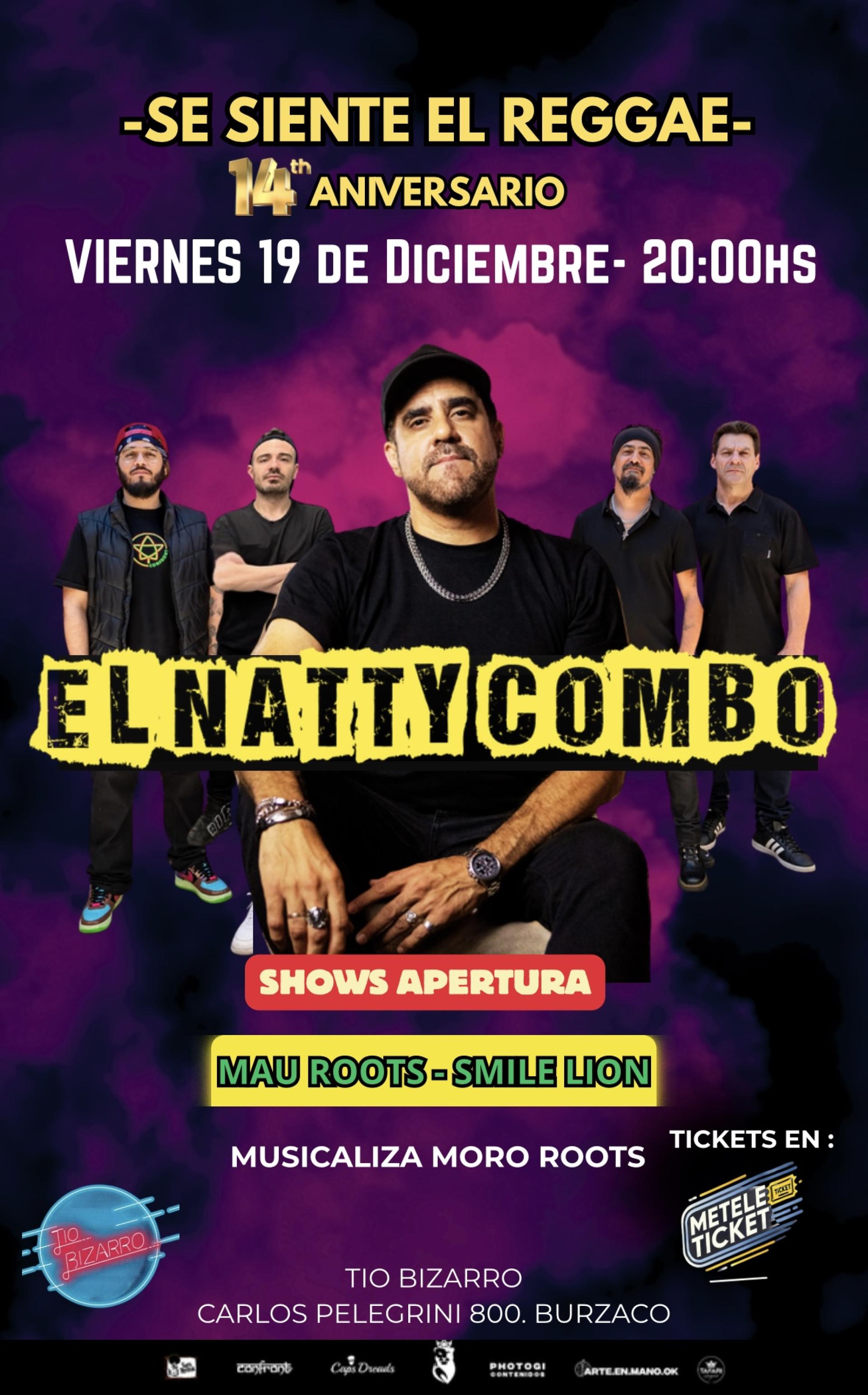 EL NATTY COMBO en LA FIESTA SE SIENTE EL REGGAE!!