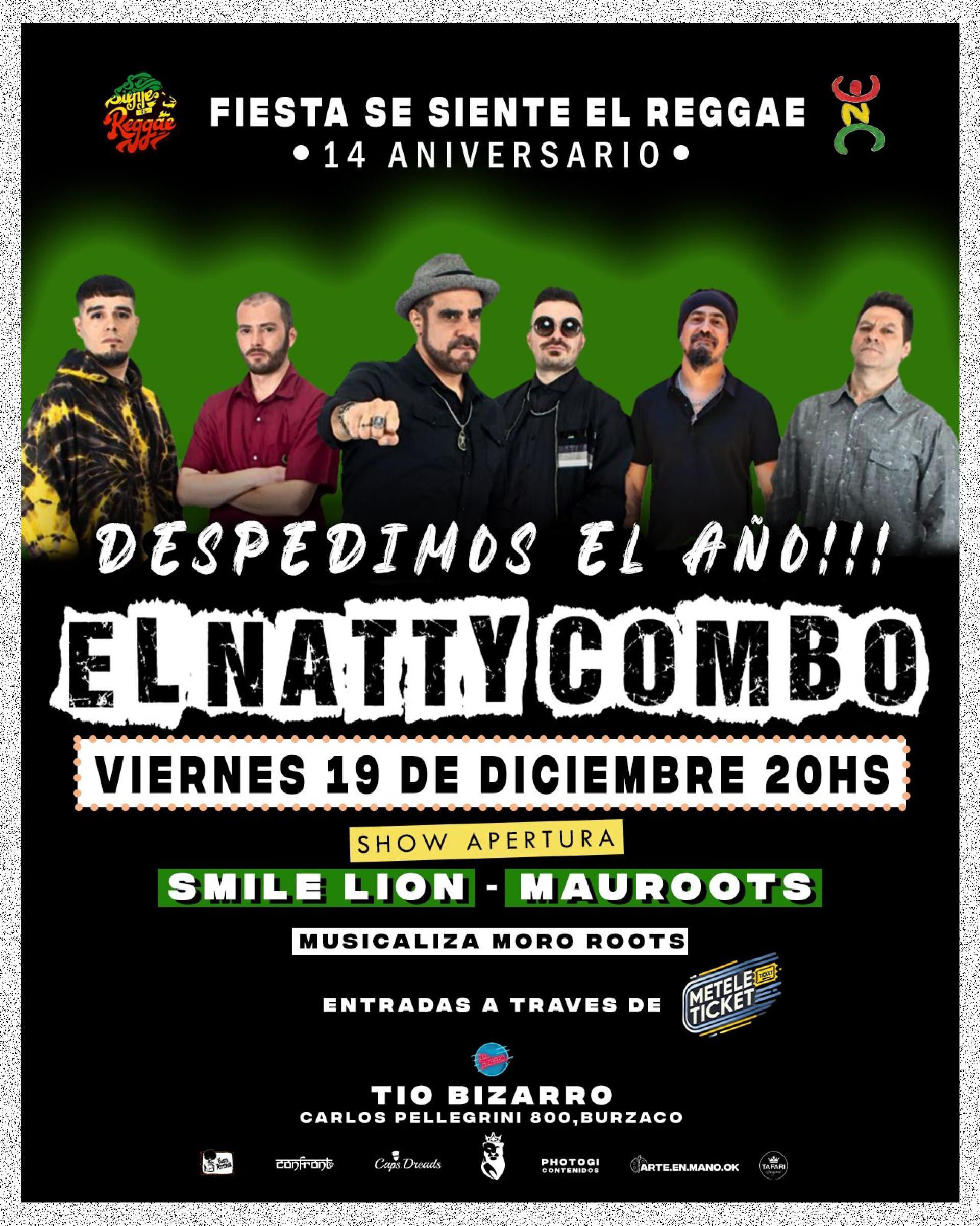 EL NATTY COMBO en LA FIESTA SE SIENTE EL REGGAE!!