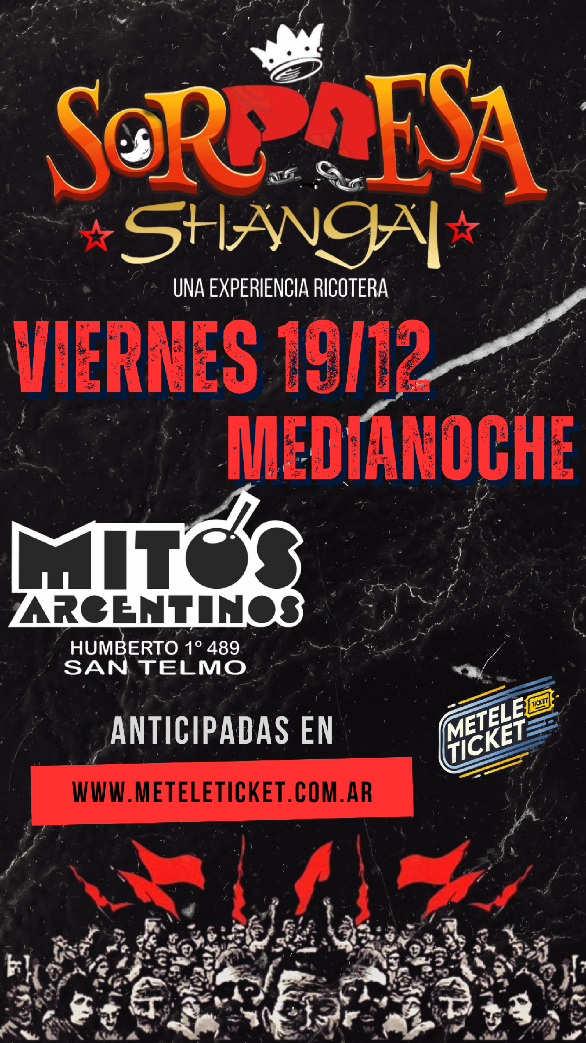 SORPRESA SHANGAI - TRIBUTO RICOTERO