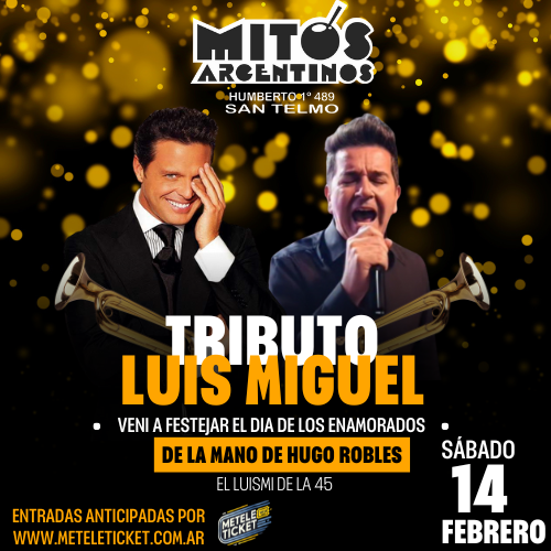 TRIBUTO LUIS MIGUEL - EL LUISMI DE LA 45