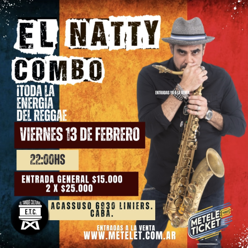 EL NATY COMBO vuelve al Tanque Cultural