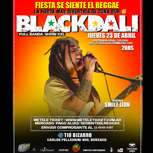 DARIO BLACKDALI en LA FIESTA SE SIENTE EL REGGAE!!