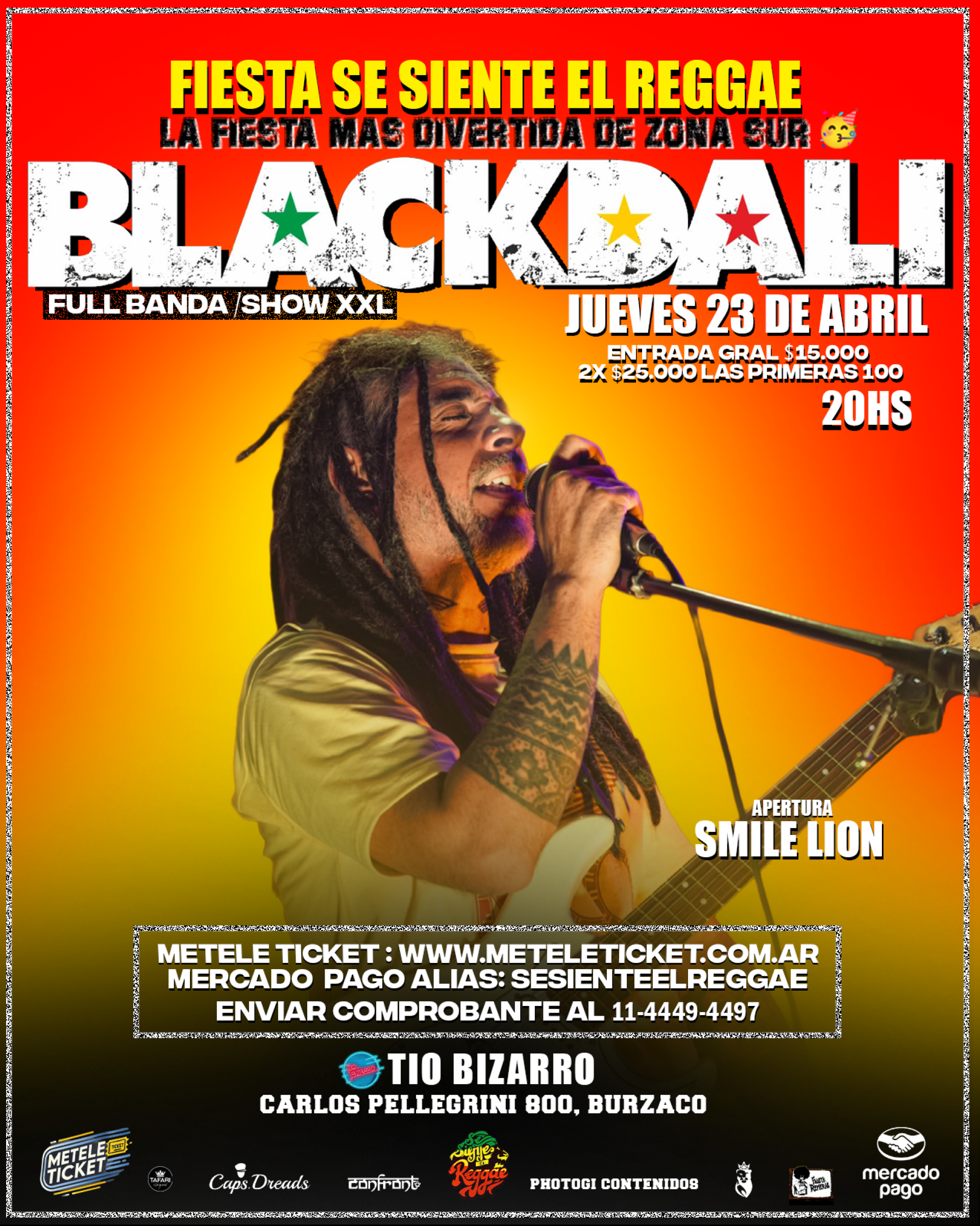 DARIO BLACKDALI en LA FIESTA SE SIENTE EL REGGAE!!