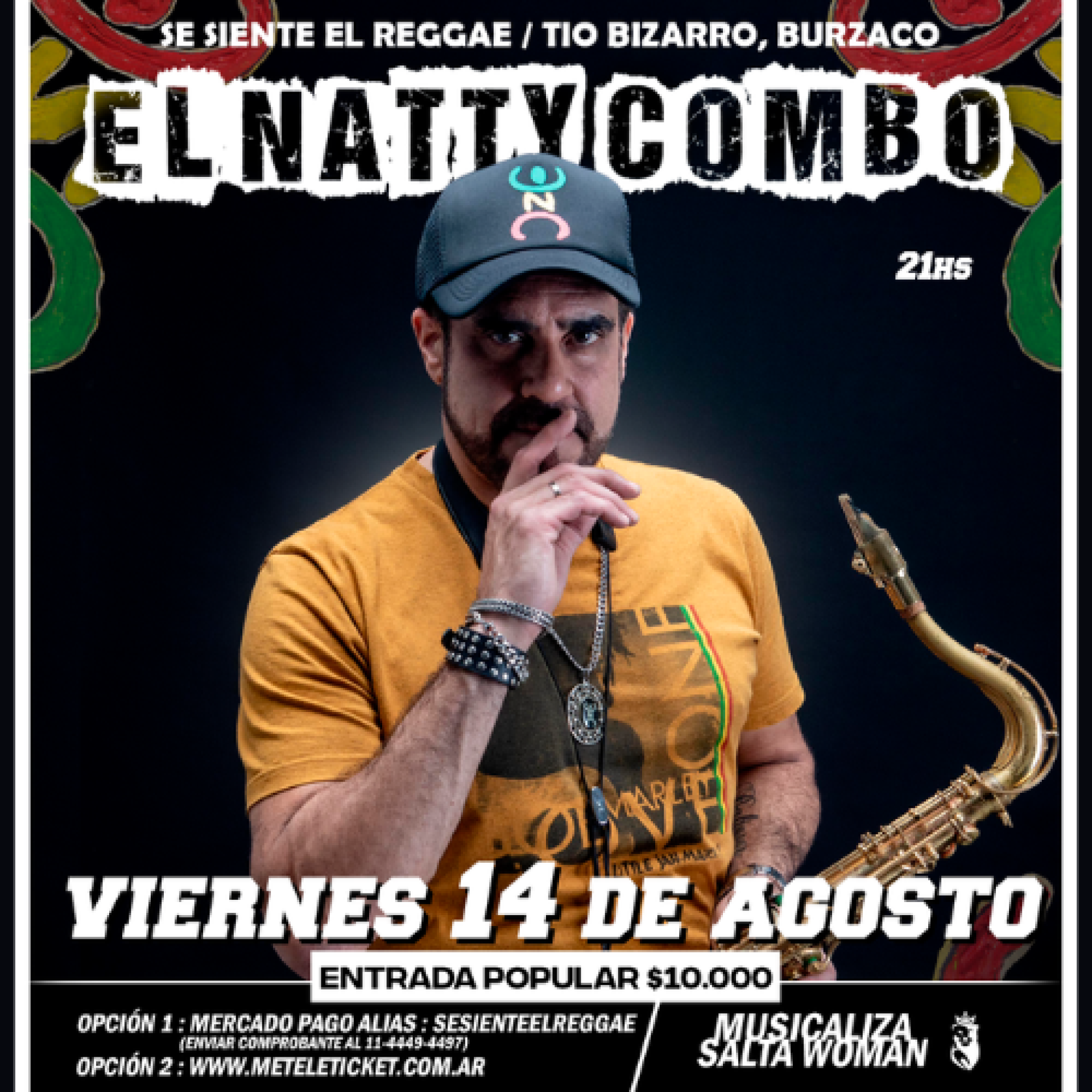 EL NATTY COMBO en LA FIESTA SE SIENTE EL REGGAE!!
