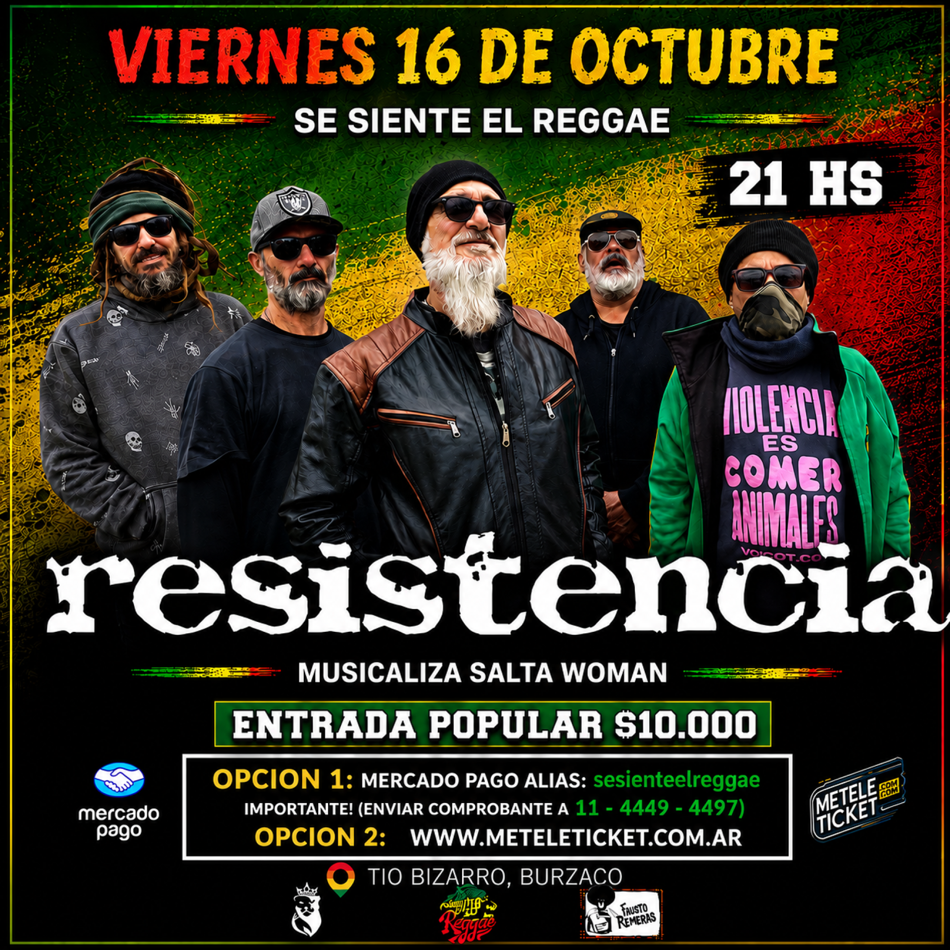 RESISTENCIA en el Tío Bizarro Burzaco