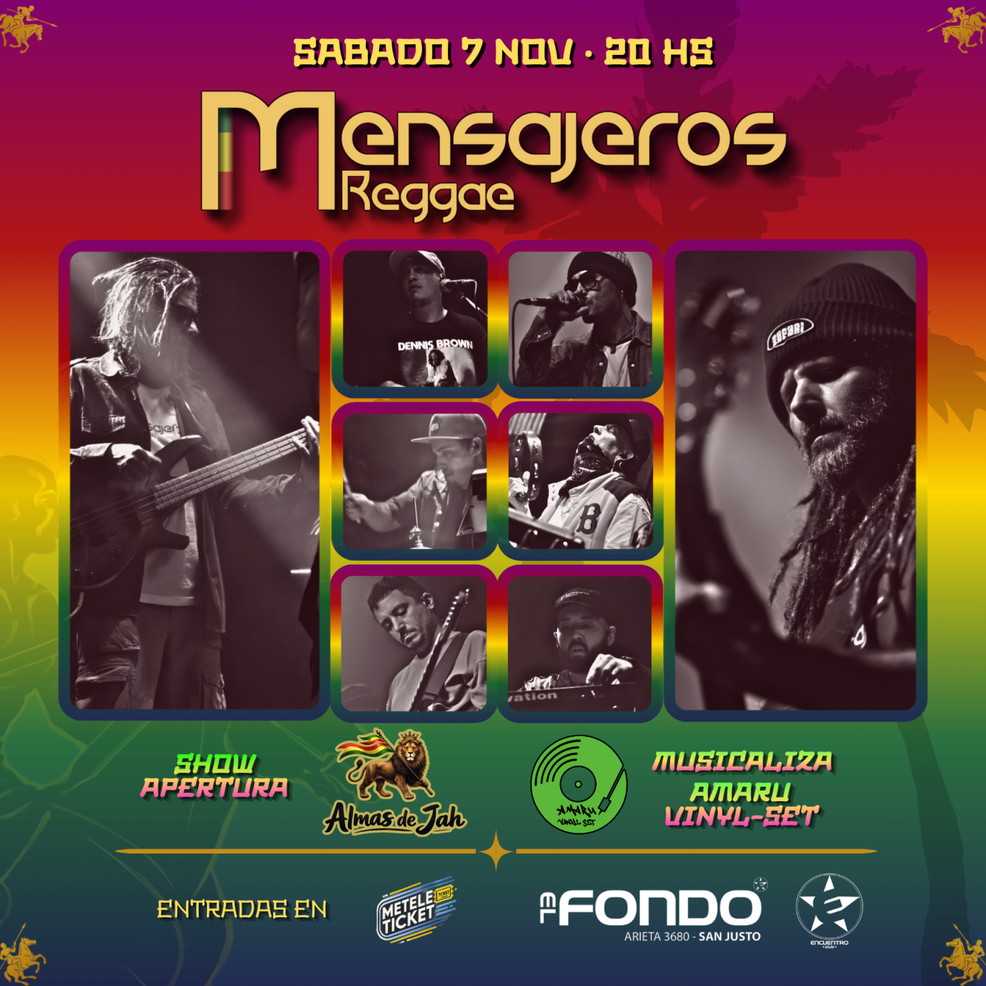 MENSAJEROS REGGAE en SAN JUSTO