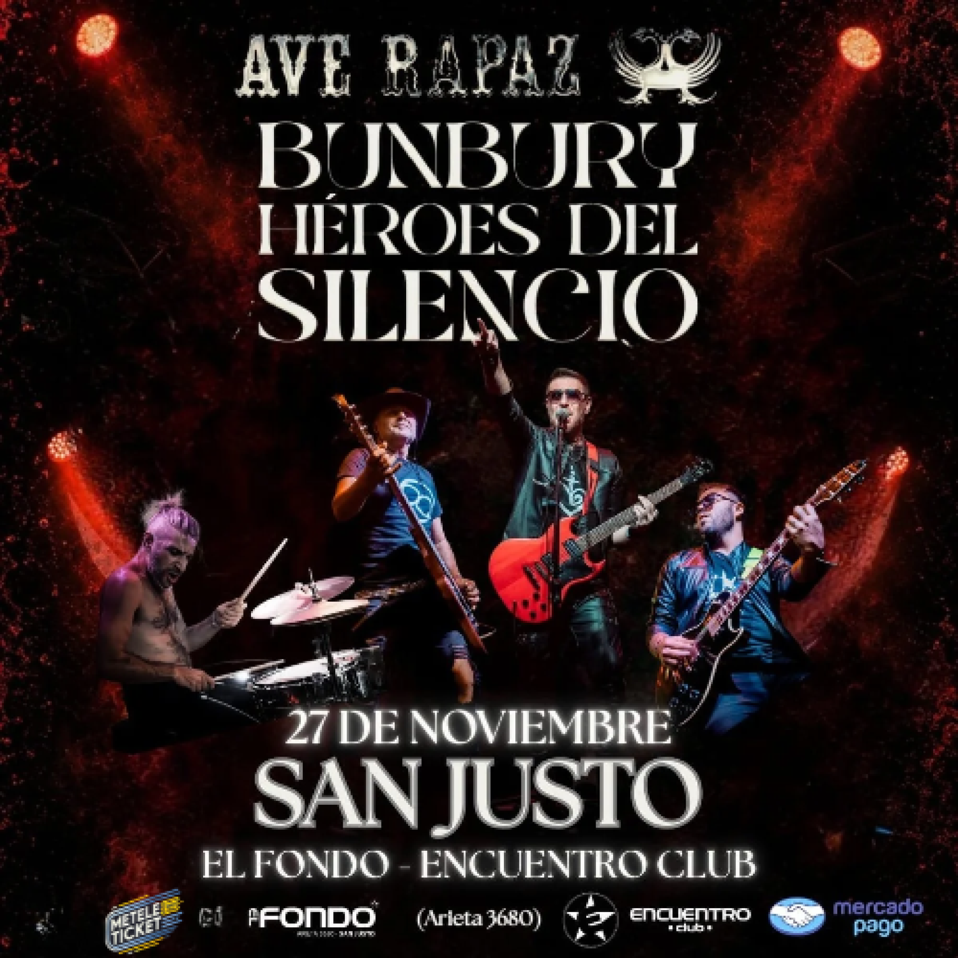 AVE RAPAZ - TRIBUTO Enrique Bunbury y Heroes del Silencio