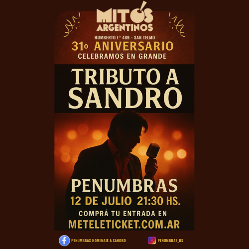 TRIBUTO A SANDRO - PENUMBRAS