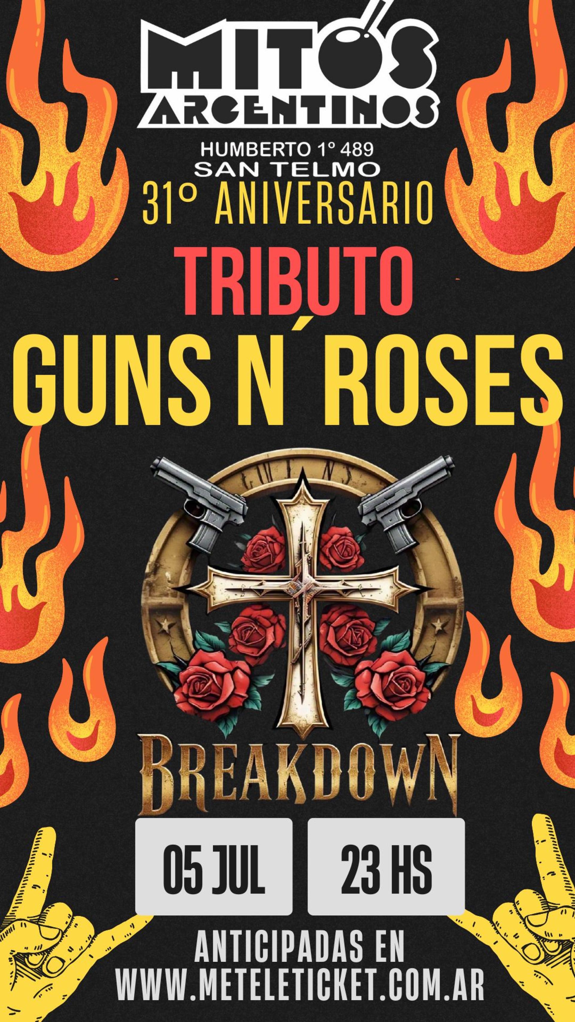 TRIBUTO GUNS N´ROSES - BREAK DOWN