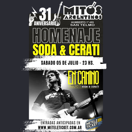 TRIBUTO SODA STEREO - EN CAMINO