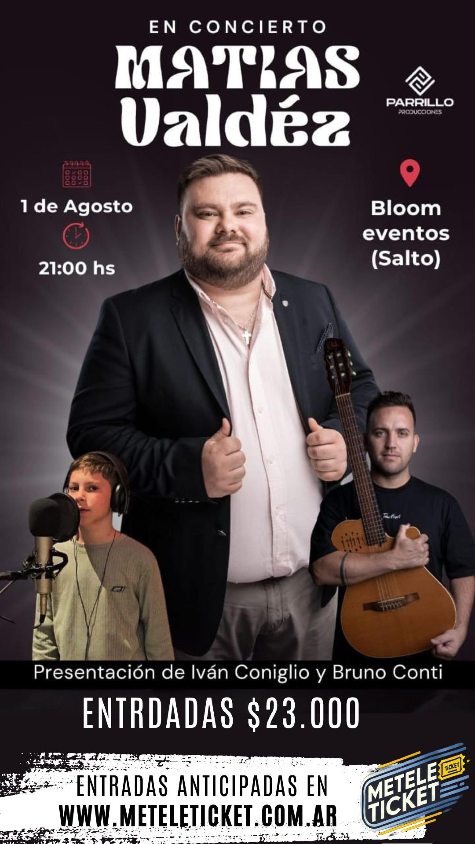 MATIAS VALDÉZ EN CONCIERTO