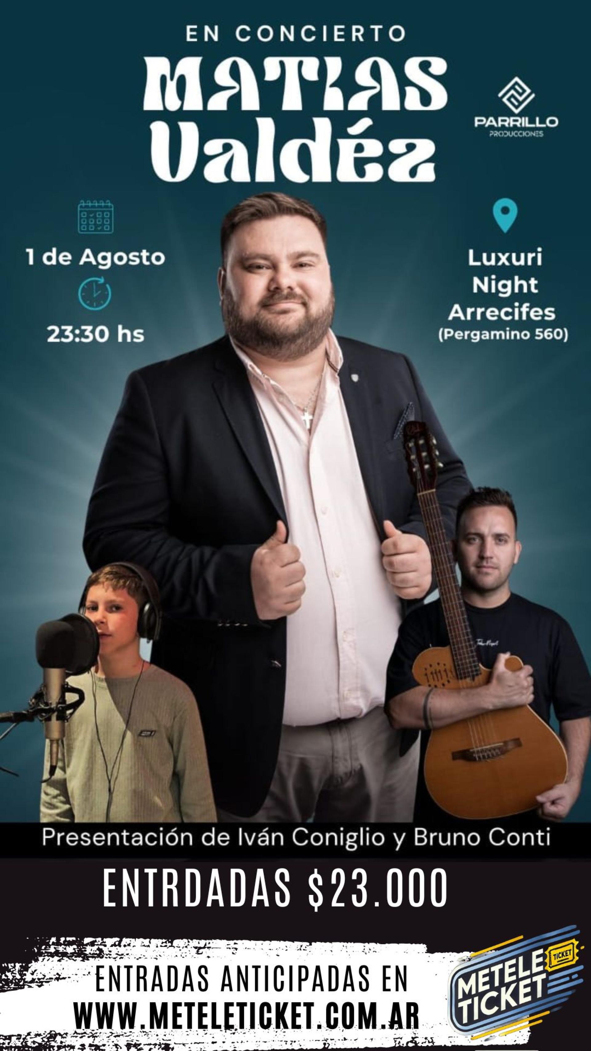 MATIAS VALDÉZ EN CONCIERTO