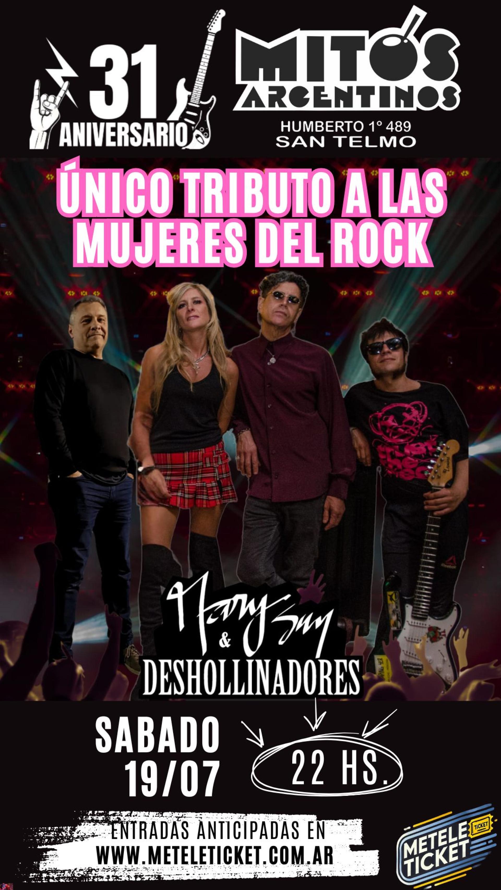 Mary Sun & Deshollinadores - TRIBUTO A LAS MUJERES DEL ROCK