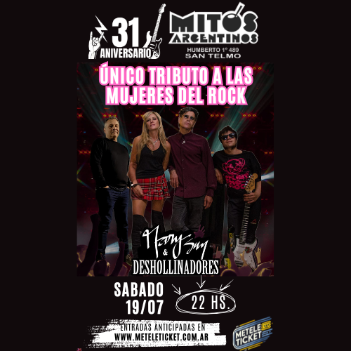 Mary Sun & Deshollinadores - TRIBUTO A LAS MUJERES DEL ROCK