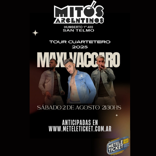 TOUR CUARTETERO - MAXI VACCARO