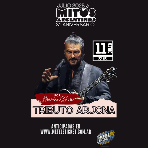 TRIBUTO RICARDO ARJONA - MARIAN SHOW