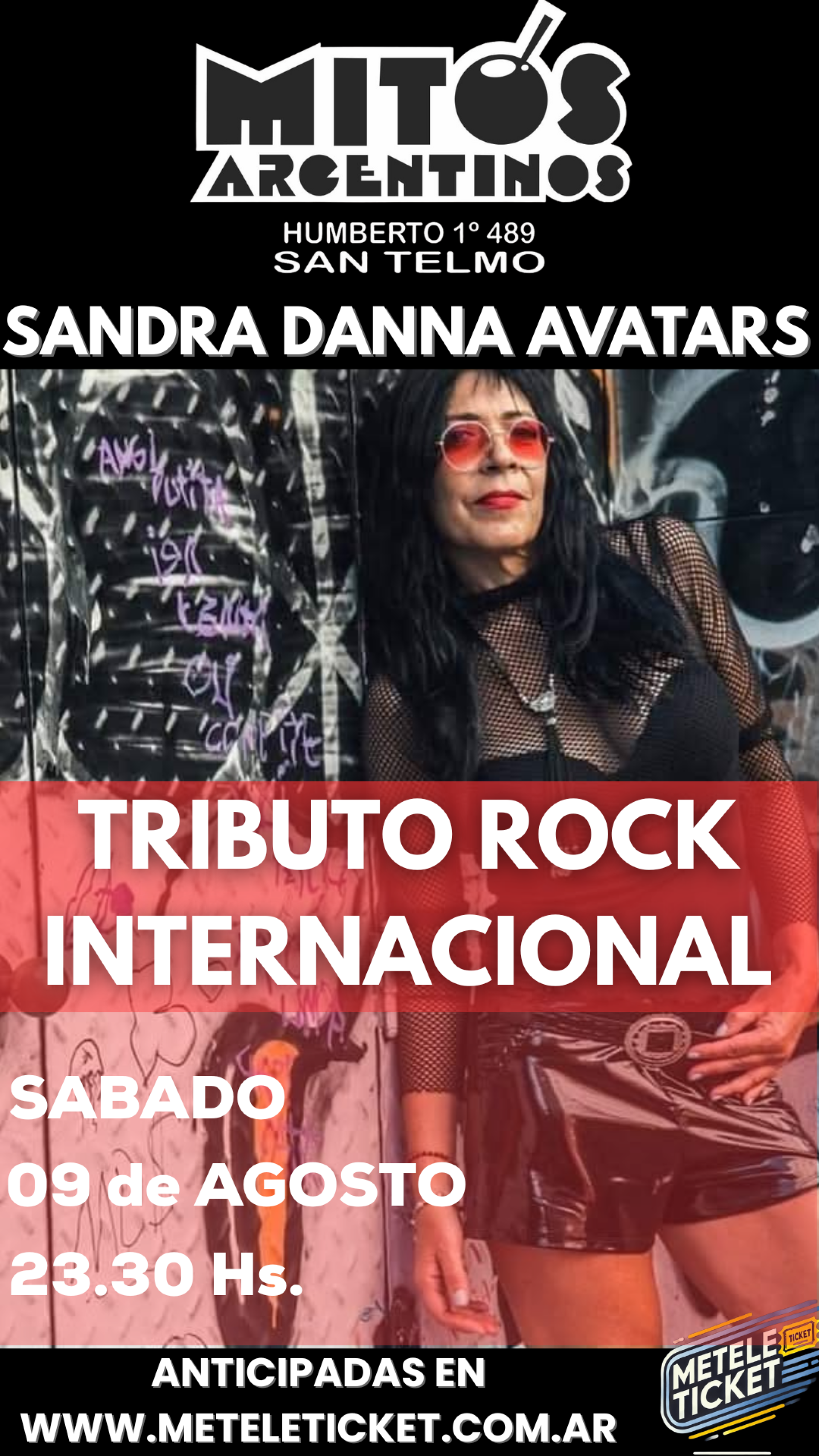 TRIBUTO ROCK INTERNACIONAL - SANDRA DANNA AVATARS