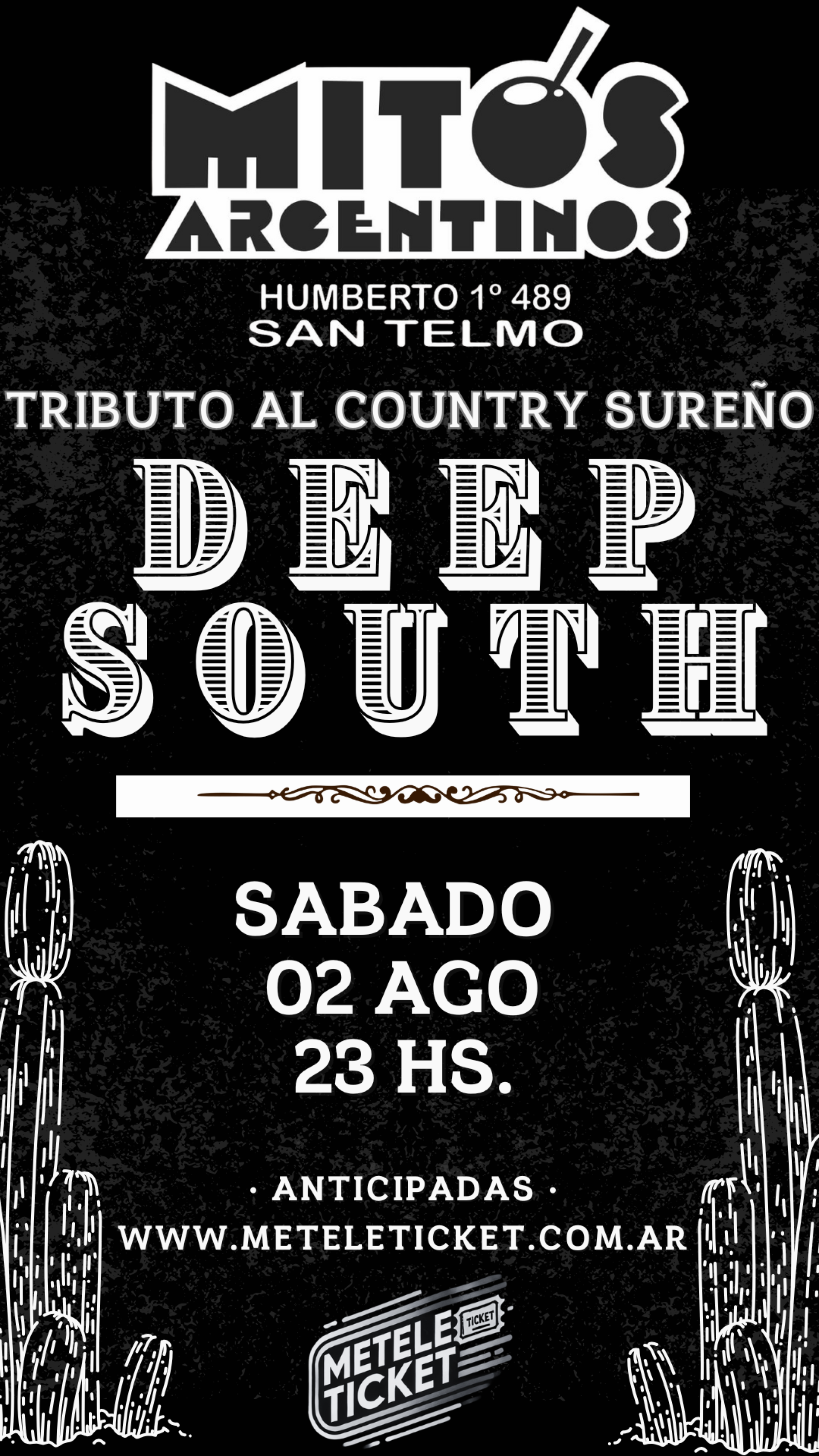DEEP SOUTH - Tributo al Country Sureño
