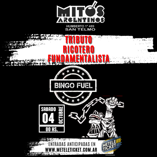 BINGO FUEL - TRIBUTO RICOTERO FUNDAMENTALISTA