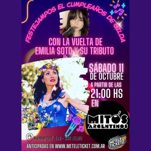 TRIBUTO GILDA - EMILIA SOTO
