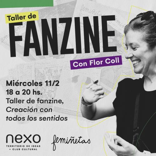 Taller de fanzine “Creación con todos los sentidos”, con Flor Coll