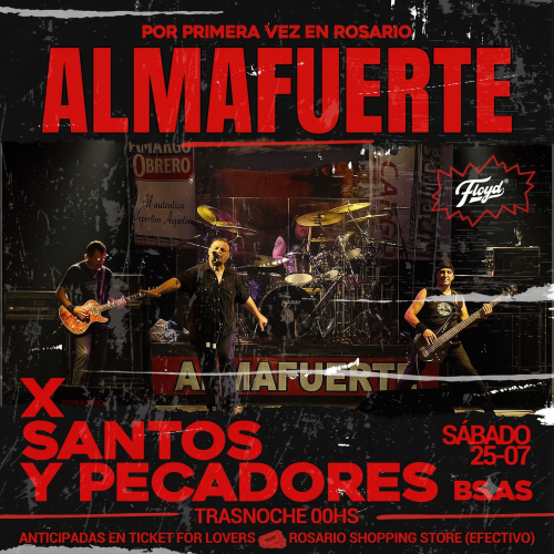 Alma fuerte x Santos y Pecadores