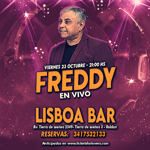 Freddy en Lisboa Roldan