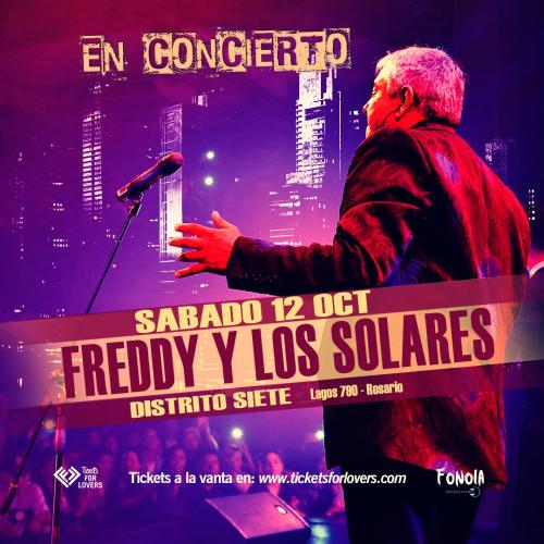 Freddy y Los Solares en concierto