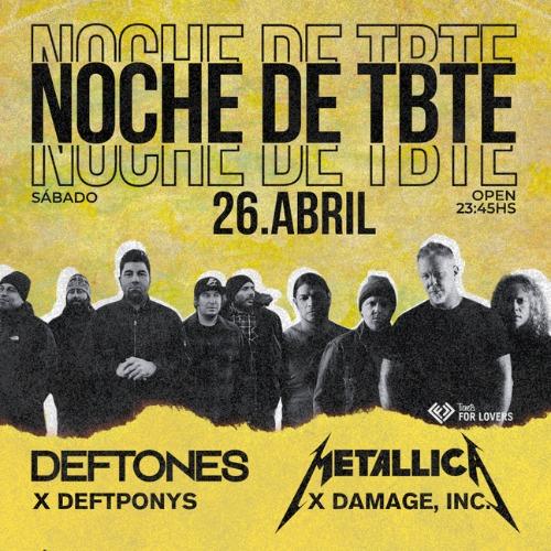 Tributos ñu metal Deftons y Metallica 