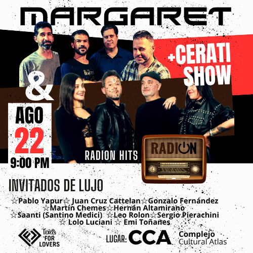 Margaret y RadiOn + Cerati Show