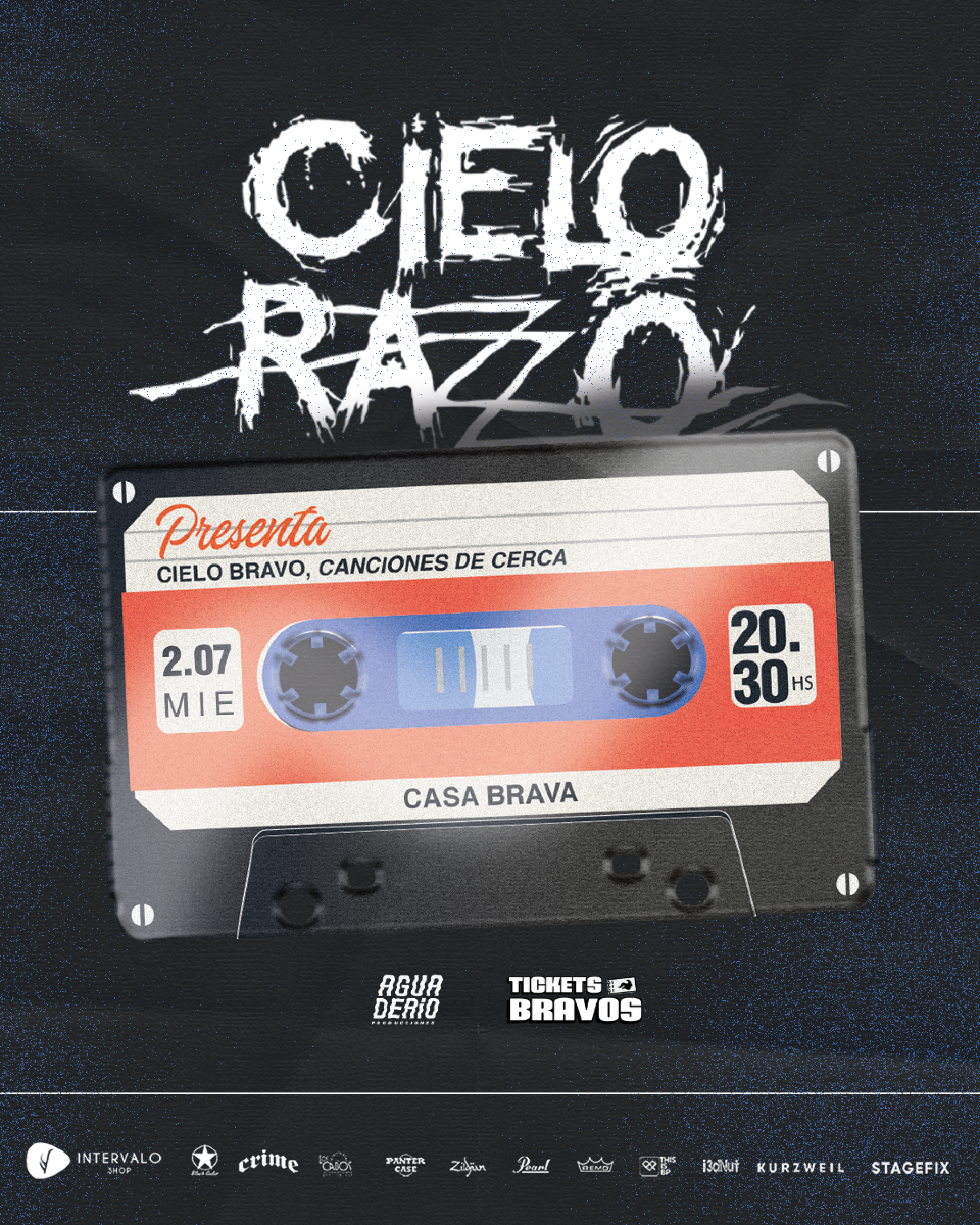 02/07 - NUEVA FUNCION - CIELO RAZZO EN CASA BRAVA