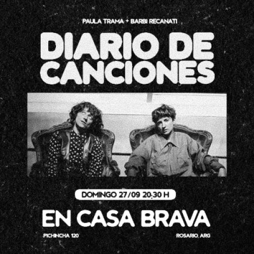 Paula Trama + Barbi Recanati presentan Diario de Canciones