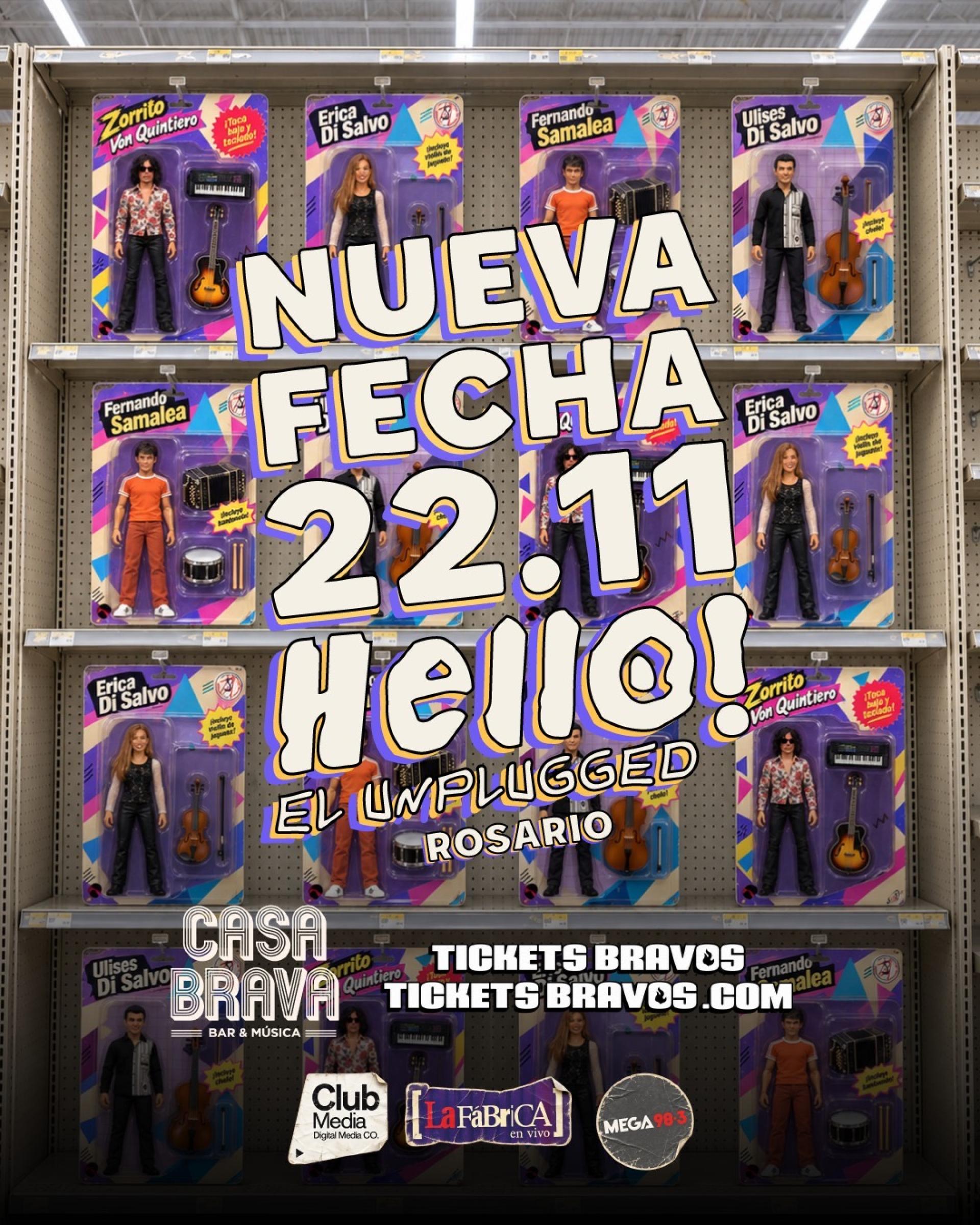 HELLO! el Unplugged - NUEVA FECHA!