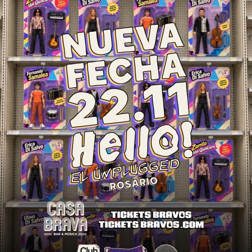 HELLO! el Unplugged - NUEVA FECHA!