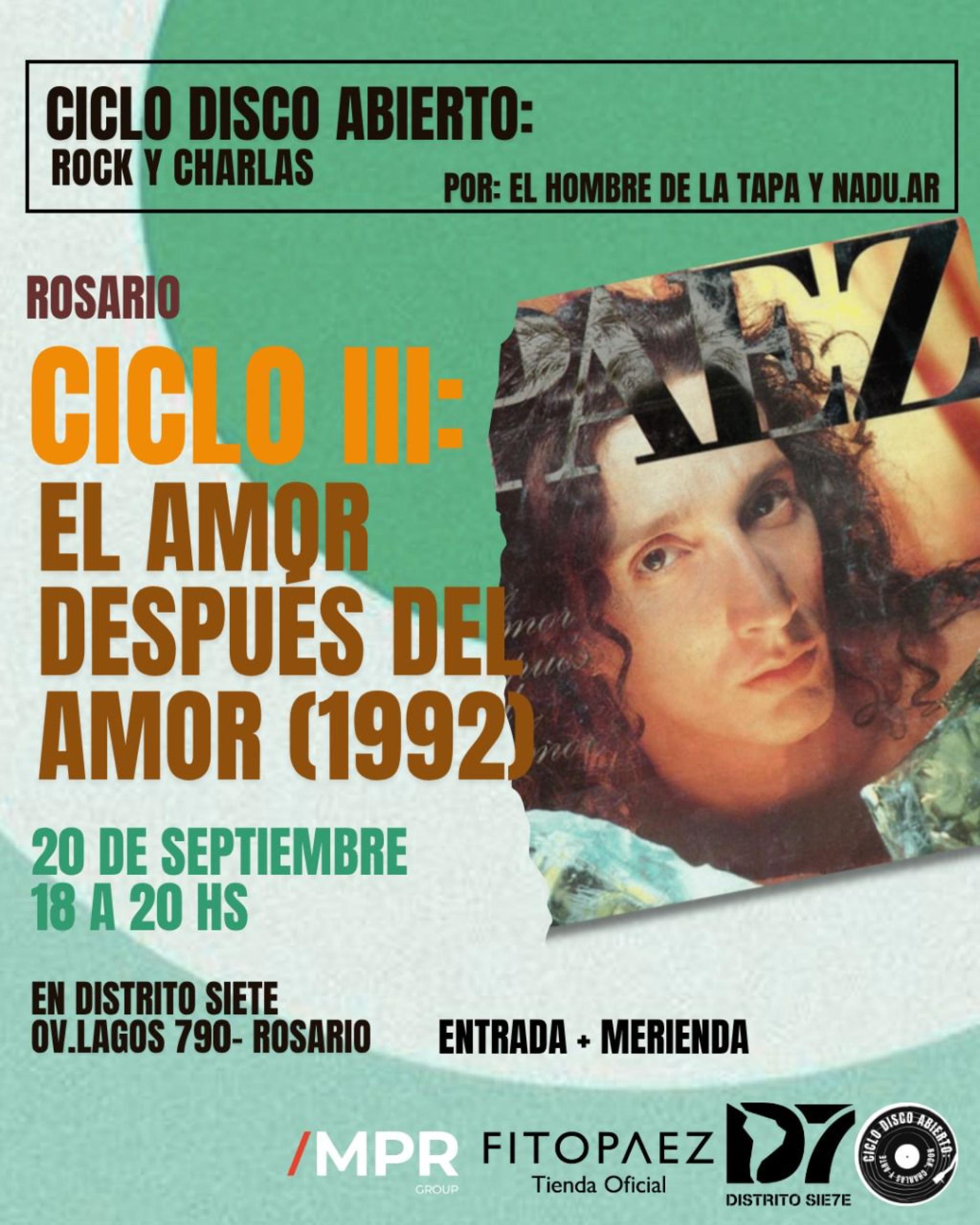 DISCO ABIERTO: EL AMOR DESPUÉS DEL AMOR