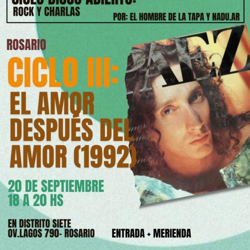 DISCO ABIERTO: EL AMOR DESPUÉS DEL AMOR